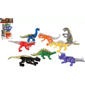Figurka Teddies Dinosaurus/Drak 8ks plast 14-17cm v sáčku 22x35x7cm