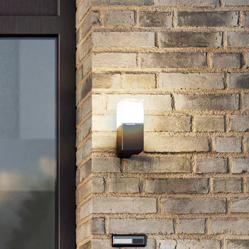 Venkovní osvětlení Smartwares Venkovní nástěnné svítidlo LED OOL-50015, distribuce směrem nahoru černá, bílá 1 x 12 W LED - Doprava zdarma