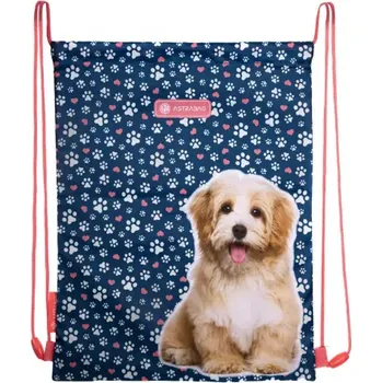 Školní sáček AstraBAG ASTRABAG, Sáček na přezůvky CUTE PUPPY, AD1, 507022047