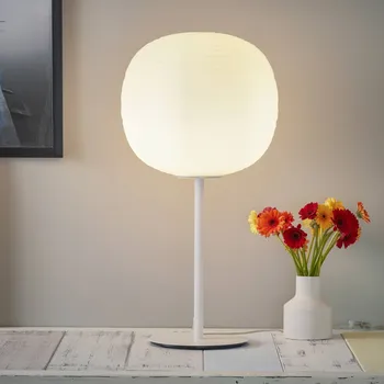 Lampička Foscarini Gem tavolo alta stolní lampa, bílá - výška stínidla 39 cm, Ø základny 28 cm, délka kabelu 220 cm bílá satinovaná, bílá 1 x 57 W - Doprava zdarma