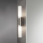 Briloner Nástěnné svítidlo Splash, 2 světla, matný nikl bílá, matný nikl 2 x 40 W - Doprava zdarma