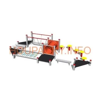 Dětský domeček Stezka dovednosti SD101KS - stříbrná