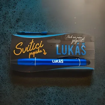 Svítící dárková propiska - Lukáš