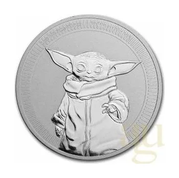 1 unce stříbrná mince Niue Star Wars - Grogu "Baby Yoda" 2021
