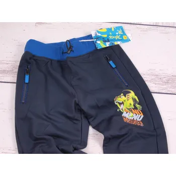 Tepláky Kugo TM8201 tmavomodré DINO velikost oblečení - děti: 128