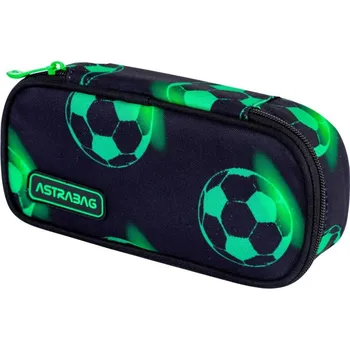 Penál Jednokomorový penál / pouzdro AstraBAG NEON FOOTBALL, AC6, 503024075