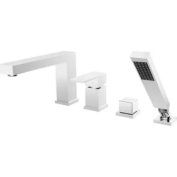 Vodovodní baterie 4 - otvorová vanová baterie MODERN/VARIUM chrom s příslušenstvím (10051) HOPA