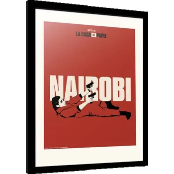 Obraz Obraz na zeď - La Casa De Papel - Nairobi, 34.5 × 44.3 cm