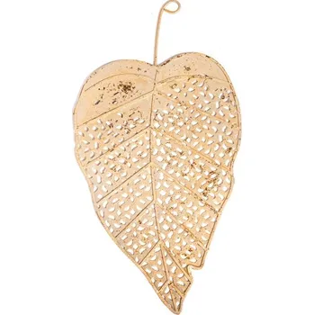 Kovový dekorativní list střední