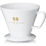 KELA Kávový filtr porcelánový Excelsa S bílá KL-12490