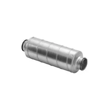 Krbová kamna Lindab pevný tlumič 160mm, L=900mm, s izolací 50mm, oválný