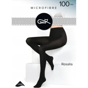 Dámské punčochy Neprůhledné punčochy Gatta Rosalia 100 den Velikost: XL, Barva: Černá