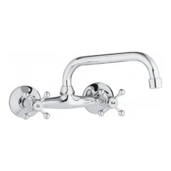 Vodovodní baterie DURAmat Baterie umyvadlová, dřezová, CARIRI 49008, nástěnná, chrom