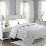 PROŠÍVANÝ PŘEHOZ PŘES POSTEL 200x240 cm - ŠEDÝ