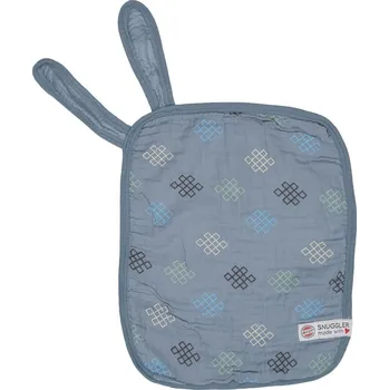 Hračka pro nejmenší LODGER Snuggler Muslin Knot Xandu Ocean