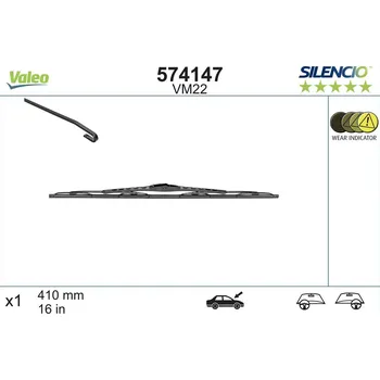 Stěrač List stěrače VALEO 574147