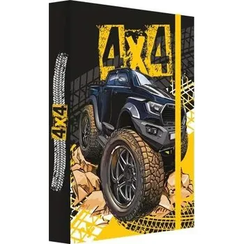 desky na sešit Junior Box na sešity A4 Jumbo terénní auto 4x4
