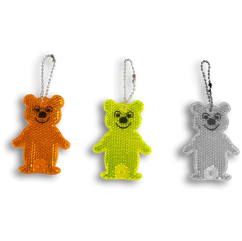 Reflexní odrazky - MEDVÍDEK žlutý