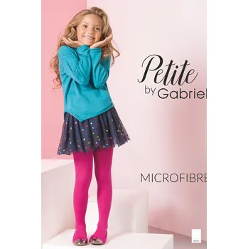 Dámské punčochy Dětské punčocháče 740 Microfibra white - GABRIELLA Bílá 2