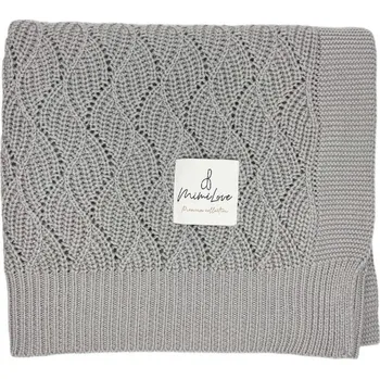 Dětská deka MIMILOVE Bambusová dečka Harmony Šedá