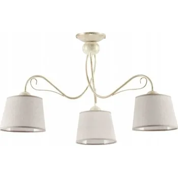 Stropní Svítidlo Jupiter 80 x 80 cm béžový, žlutý