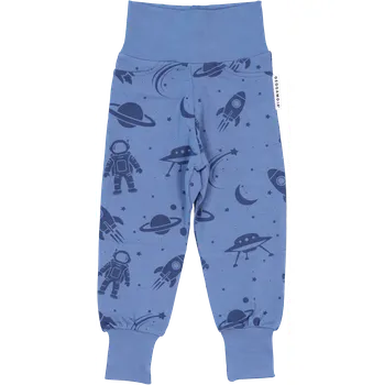 Bambusové dětské rostoucí kalhoty Blue astronaut Geggamoja Velikost: 62/68