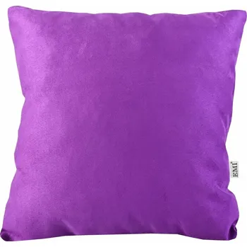 Dekorativní polštářek Polštář fialový semiš EMI: Polštář 40x40 cm