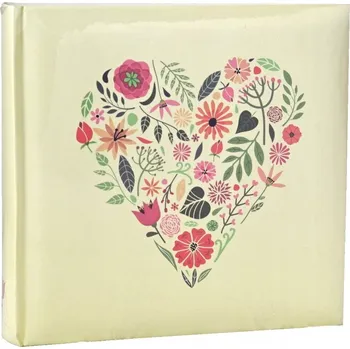 Fotoalbum Tradag FOTOALBUM SRDCE S KVĚTINAMI BB200 10x15