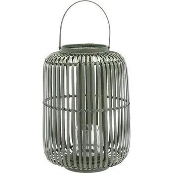 Villa Collection Lucerna Alia 28 x 40 cm Tmavě zelený bambus/sklo