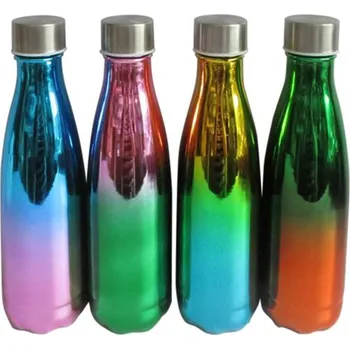 Sklenice Skleněná láhev s víčkem TORO 580ml MIX metalických barev