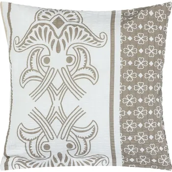Povlak na polštářek Bellatex Povláček krepový 40x40 cm Ornament kávová
