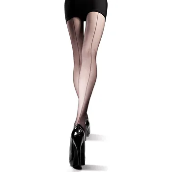 Dámské punčochy Silonky s ozdobným švem Knittex 11004 Iga Maxi 20 den Velikost: XL, Barva: Tělová