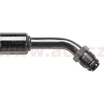 Auto-moto fitinka ocelová namačkávací s krytkou o-kroužek samec 45° pro hadice G10 (13 mm) závit UNS 7/8"