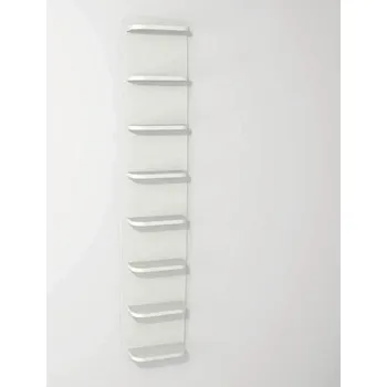 Koupelnový nábytek Nástěnný regál do koupelny Devo Oval alpská bílá 34 x 165 x 13,8 cm OV-PW8P34x165-P36