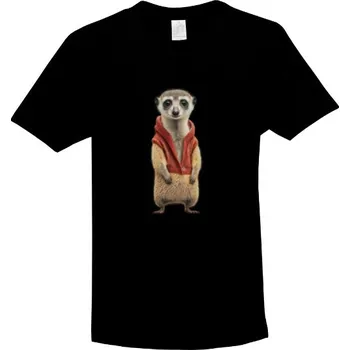 Pánské tričko Tričko s potiskem Surikata s šálou dětské