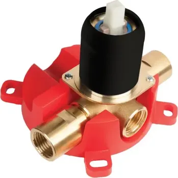 00367B - těleso podomítkové sprchové, černé #UH00367B: Podomítkové těleso sprchové, černé, 00367B