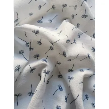 Kojenecká láhev Látková plena s potiskem Pampeliška modrá 70/70