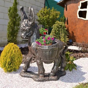 Květináč Roto OSLÍK S KVĚTINÁČI M - hnědá / 700 x 200 x 800 mm Roto OSLÍK S KVĚTINÁČI M - hnědá / 700 x 200 x 800 mm