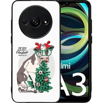 Vánoční dekorace VSECHNONAMOBIL 85917 MY ART Kryt s vánočním designem Xiaomi Redmi A3 MERRY CHRISTMAS (074)