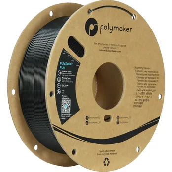Filament Polymaker PolySonic High Speed PLA - Black