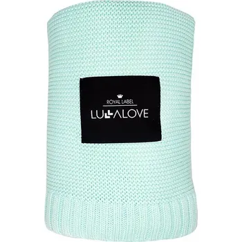 Dětská deka LULLALOVE Bambusová dečka Máta