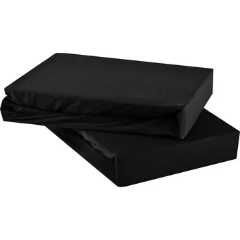 Prostěradlo Prostěradlo černé jersey EMI: Prostěradlo 180x200