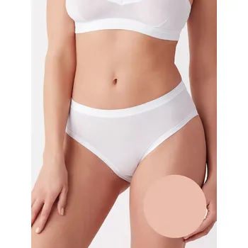 Kalhotky Sada 2 basic kalhotek Cotonella Midi 3363 Midi A'2 S-2XL Velikost: XL, Barva: Béžová