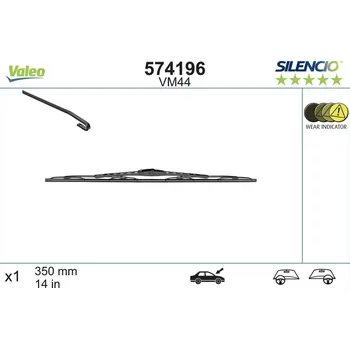 Stěrač List stěrače VALEO 574196