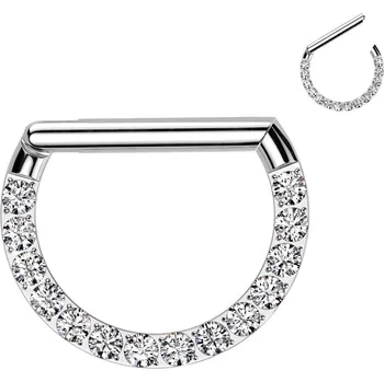 Piercing Šperky4U Piercing segment půlkruh TITAN - TIT1341-1210