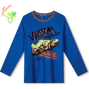 Chlapecké triko - KUGO MC3791, modrá Barva: Modrá, Velikost: 164