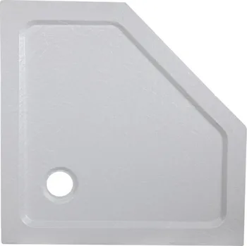 Sprchová vanička BPS-koupelny Pětiúhelníková akrylátová sprchová vanička HYD-PSV-RAVE 100x100 bílá