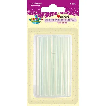 Příslušenství k lepící pistoli Náplně do tavné pistole, 1,1 cm, 6 ks/bal.