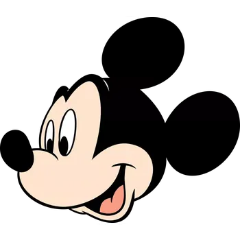 Nášivka NAŽEHLOVAČKA - Mickey hlava