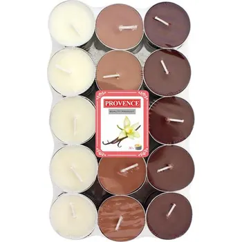 Svíčka Čajová svíčka PROVENCE 30ks vanilka